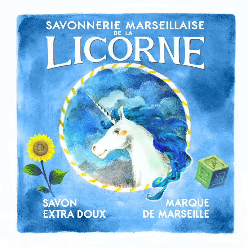 Etiquette for Savon Licorne